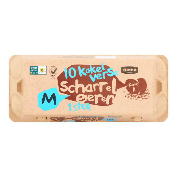 Huismerk 10 Kakelverse Scharreleieren M