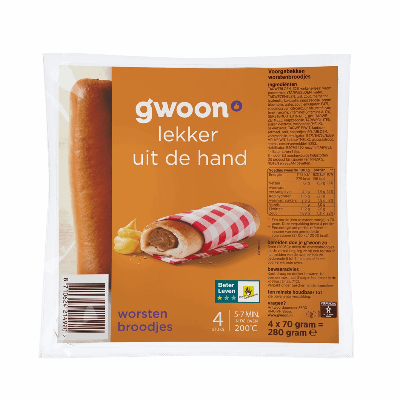 Huismerk Worstenbroodjes