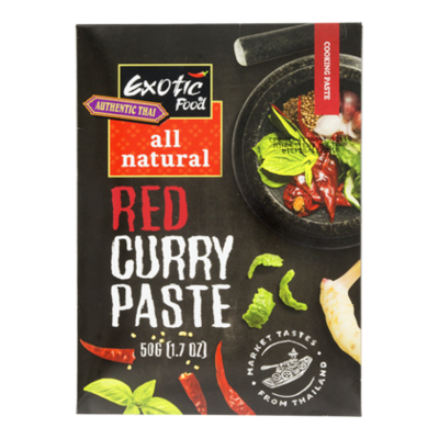 Exotic Food Rode curry kruidenpasta all natural