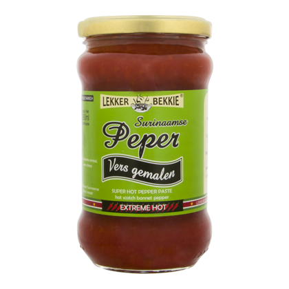 Lekker Bekkie Vers gemalen Surinaamse pepers