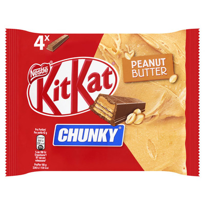 Kitkat Chunky peanut butter 4-pack