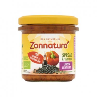 Zonnatura Groentespread linzen paprika balsamico