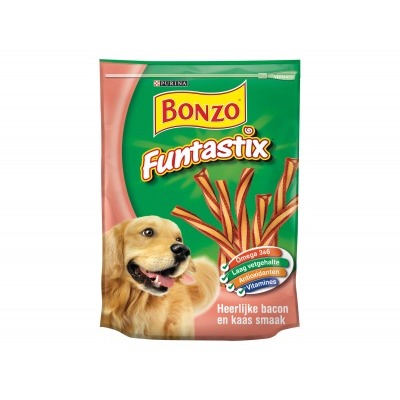 Bonzo Funtastix met bacon & kaassmaak