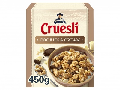 Quaker Cruesli cookies & cream