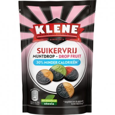 Klene Muntdrop drop-fruit suikervrij