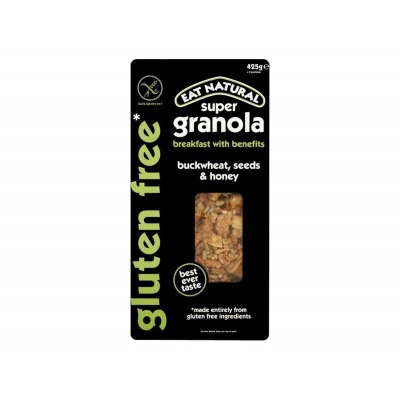 Eat Natural Granola boekweit, zaden & honing glutenvrij
