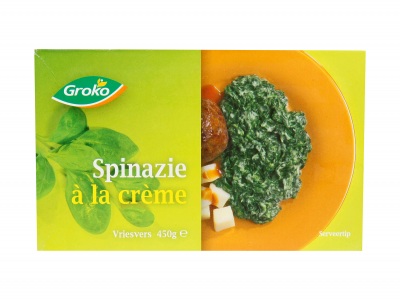 Groko Spinazie à la créme