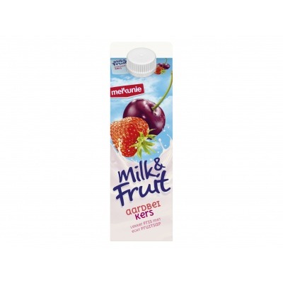 Melkunie Milk & Fruit lichtzoet aardbei kers