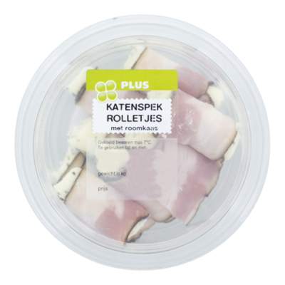 Huismerk Katenspekrolletjes kruiden roomkaas