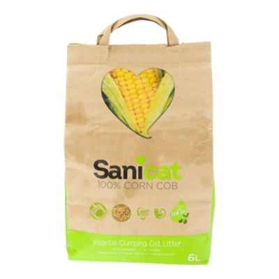 Sanicat Kattenbakvulling klontvormend mais