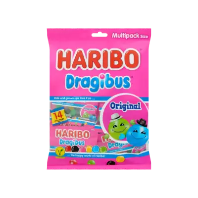 Haribo Dragibus Original Multipack Size