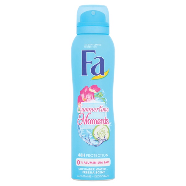 Fa summer times deodorant cucumber water & freesia scent
