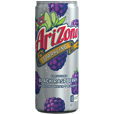 Arizona Sparkling water black raspberry