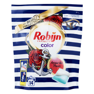 Robijn Wasmiddel capsules color amour des fleur