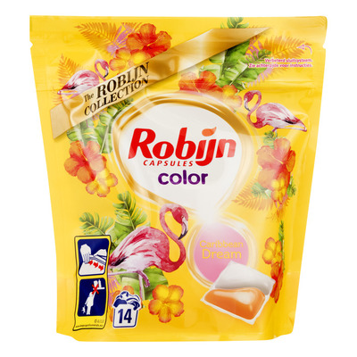 Robijn Wasmiddel capsules color caribbean dream