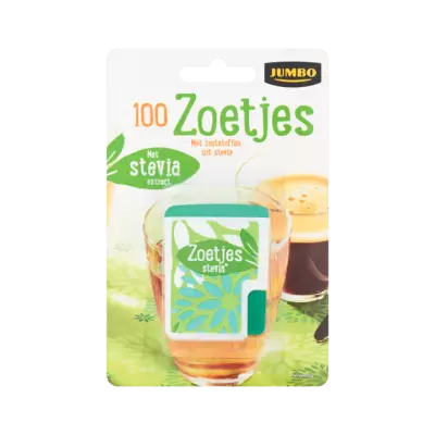 Huismerk Zoetjes Stevia 100 Stuks