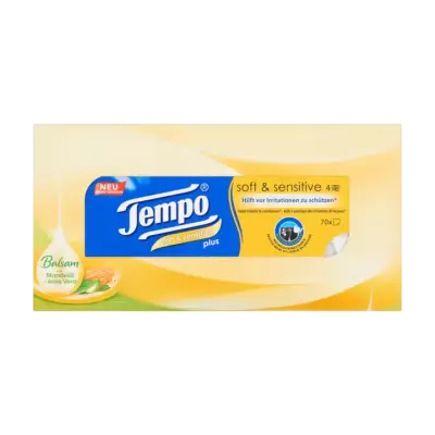Tempo Soft & Sensitive Box 4-Laags Tissues