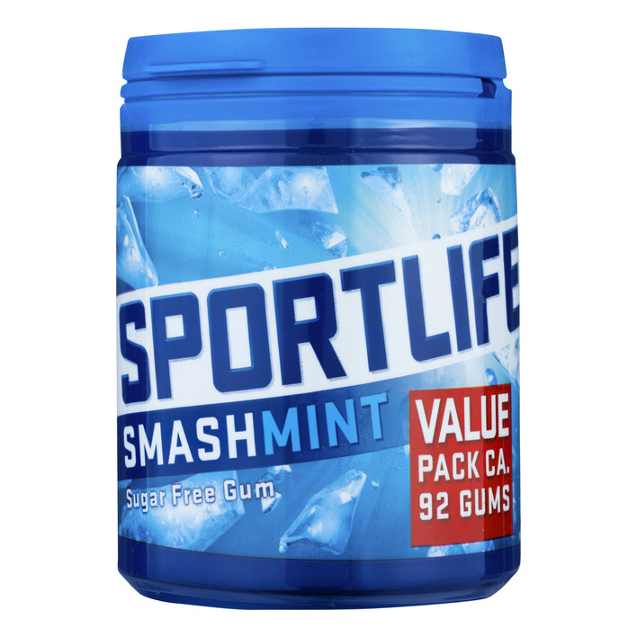 Sportlife Smashmint suikervrij kauwgom