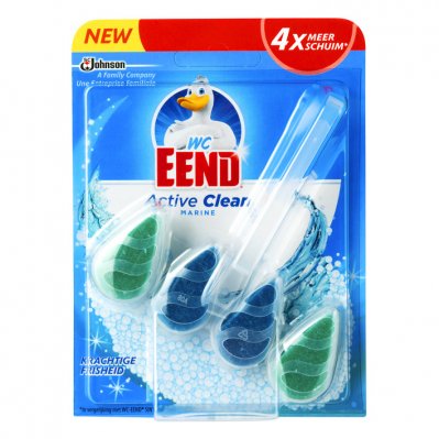 WC Eend Active clean toiletblok marine
