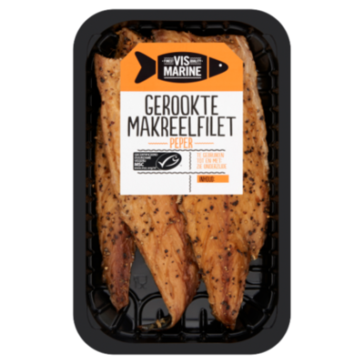 Vis Marine Gerookte makreelfilet peper MSC