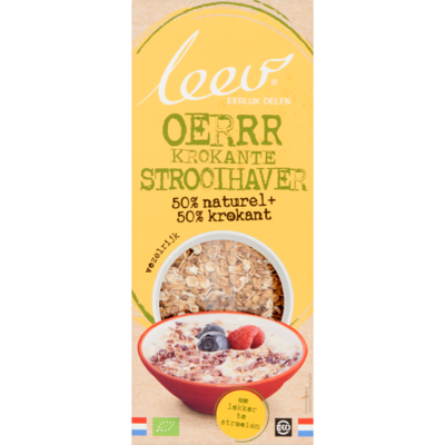 Leev Bio krokante strooihaver naturel