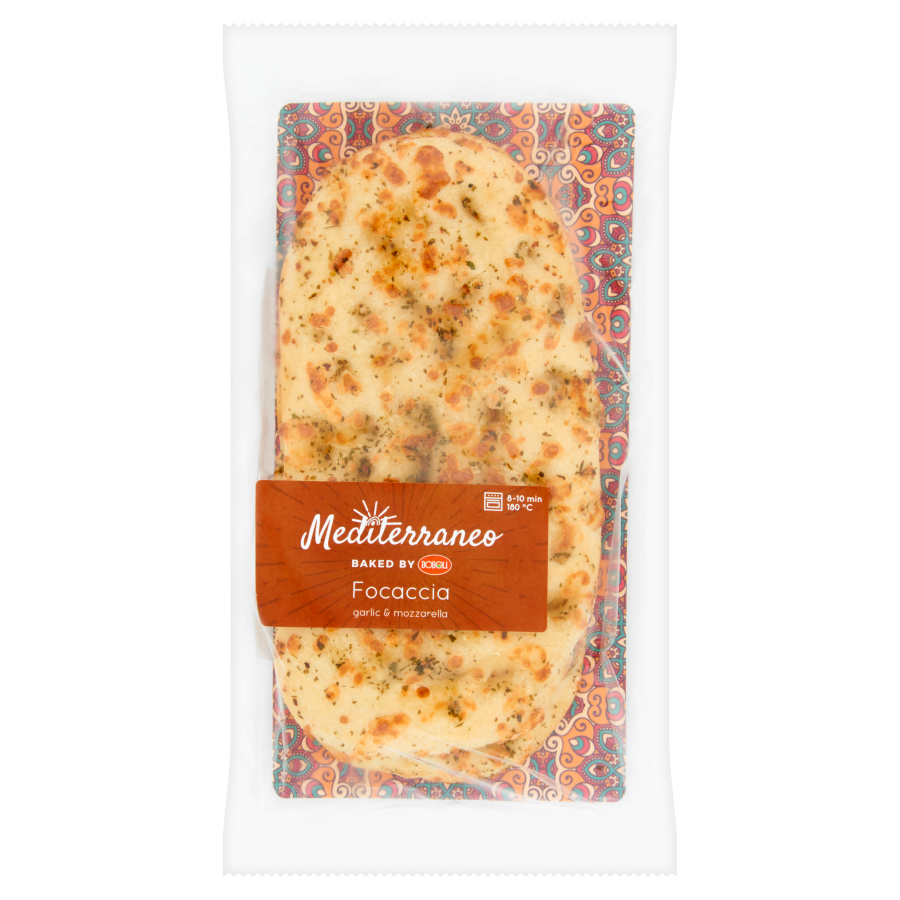 Mediterraneo Focaccia mozzarella kruiden