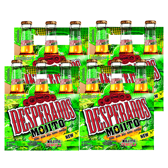 Desperados mojito Bier fles 24 x 33 cl.