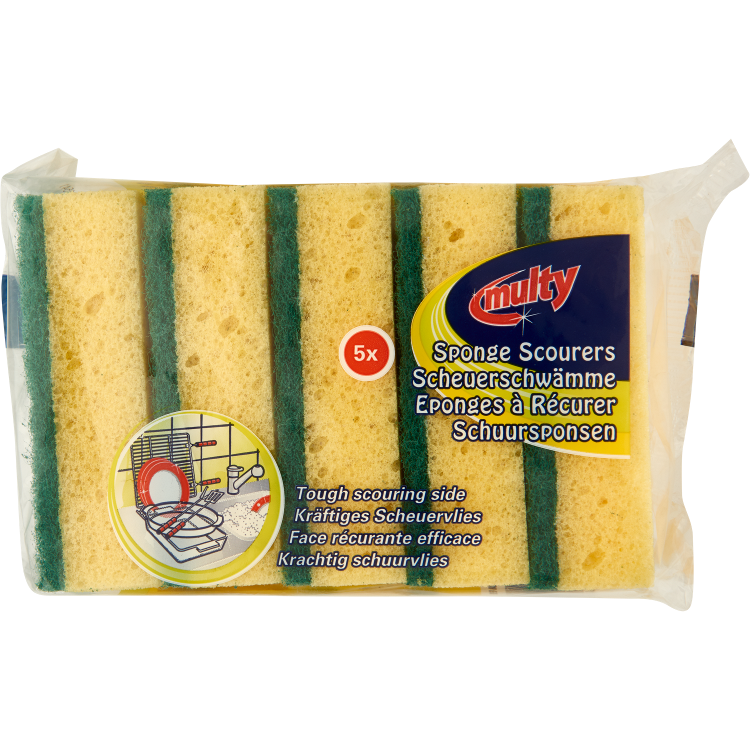 Multy Schuurspons geel