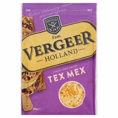 Vergeer Tex Mex Geraspte Kaas