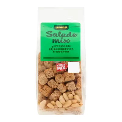 Huismerk Salade Mix Geroosterde Pijnboompitten & Croutons