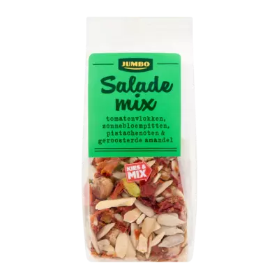 Huismerk Salademix Tomatenvlokken, Zonnebloempitten, Pistachenoten & Geroosterde Amandel