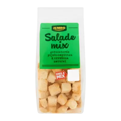 Huismerk Salade Mix Geroosterde Pijnboompitten & Croutons Naturel