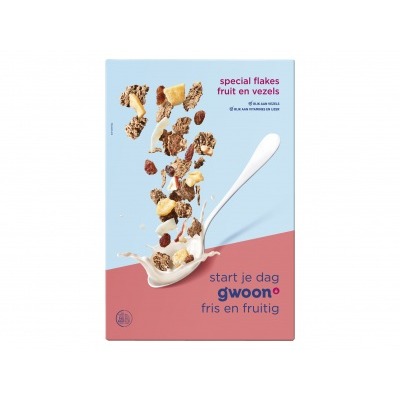 Huismerk Flakes fruit 'n fibre