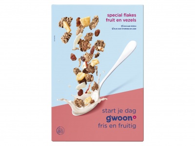 Huismerk Flakes fruit 'n fibre