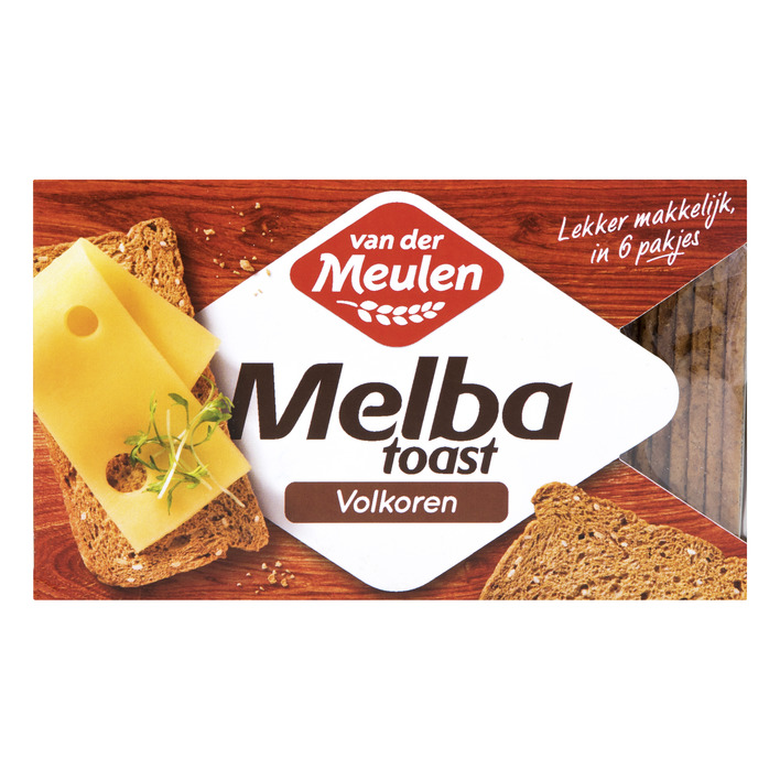 Van der Meulen Melba toast volkoren