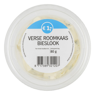 Kleintje roomkaas bieslook
