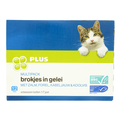 Huismerk Variatie vis adult brok/gelei 4%