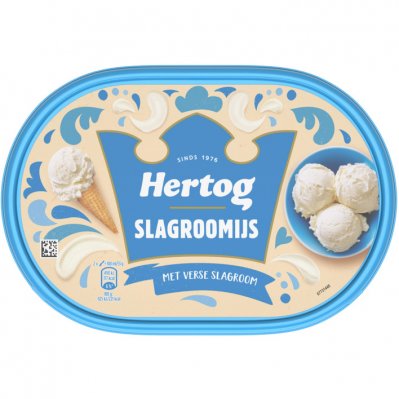 Hertog Classic ijs slagroom