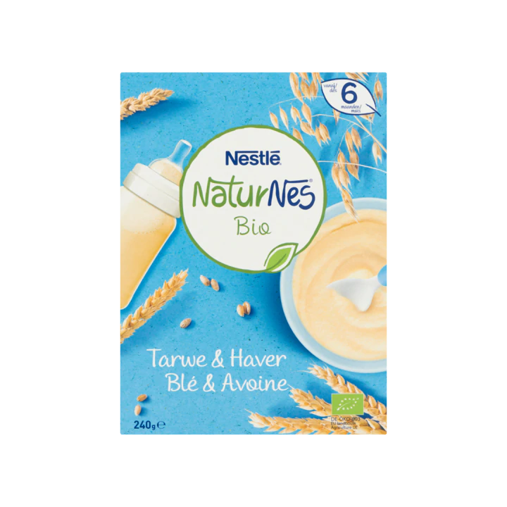 Nestlé NaturNes® Bio Tarwe & Haver vanaf 6 Maanden