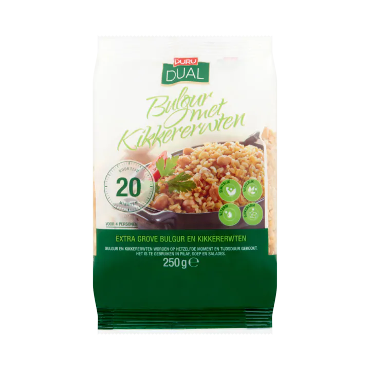 Bulgur met Groene Linzen