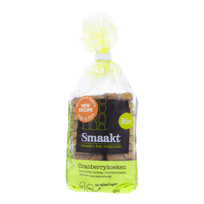 Smaakt Koeken cranberry en kokos bio