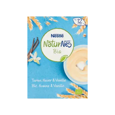 NESTLÉ NATURNES BIO Tarwe, Haver & Vanille Babyvoeding Pap 12+ Maanden