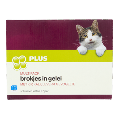 Huismerk Variatie vlees adult, brok/gelei