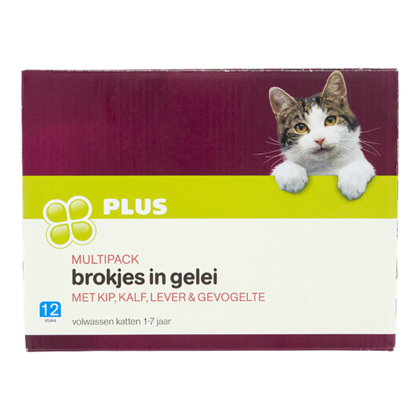 Huismerk Variatie vlees adult, brok/gelei