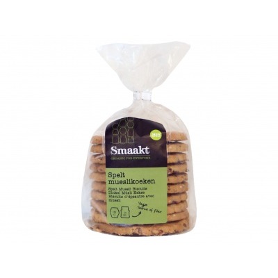 Smaakt Bio Spelt Mueslikoeken