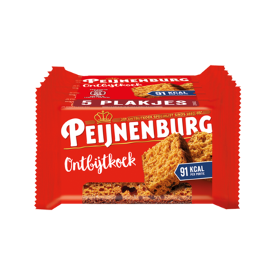 Peijnenburg Ontbijtkoek Naturel 5 Repen