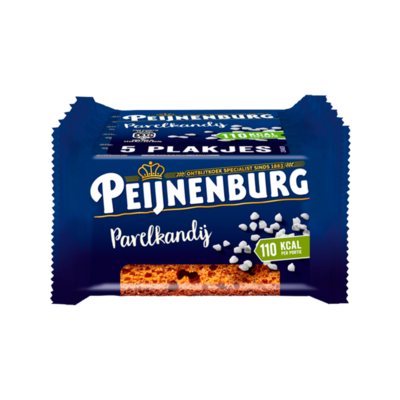 Peijnenburg Ontbijtkoek Parelkandij 5 Repen
