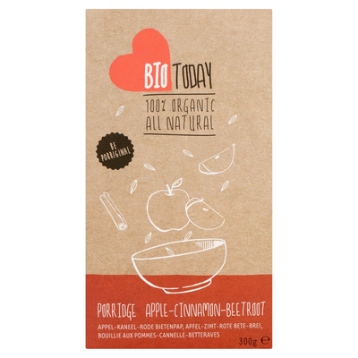 Bio Today Appel Kaneel Rode Bieten Pap 300 g