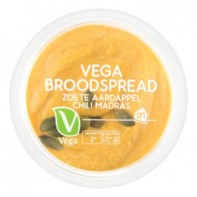 Huismerk Zoete aardappelspread chili madras