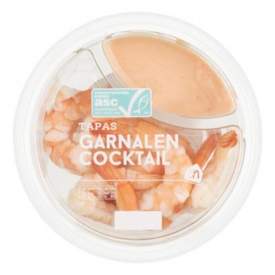 Huismerk ASC Garnalen in cocktailsaus